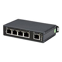 StarTech.com 5 Pt Unmanaged Network Switch - DIN Rail Mount - IP30 Rated