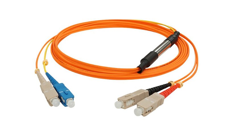 Proline 1m SC (M)/SC (M) Orange OM2 & OS1 Duplex Mode Conditioning Cable