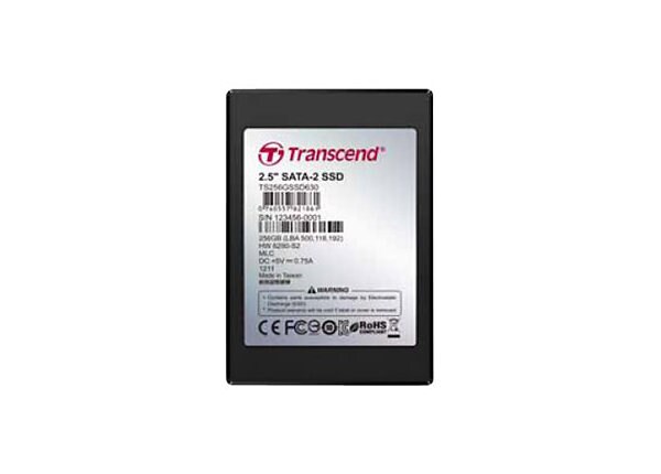 Transcend SSD630 - solid state drive - 128 GB - SATA 3Gb/s