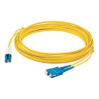 AddOn 3m LC to SC OS1 Yellow Patch Cable - patch cable - 3 m