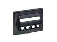 Panduit MINI-COM Snap-On Modular Furniture Faceplate - faceplate