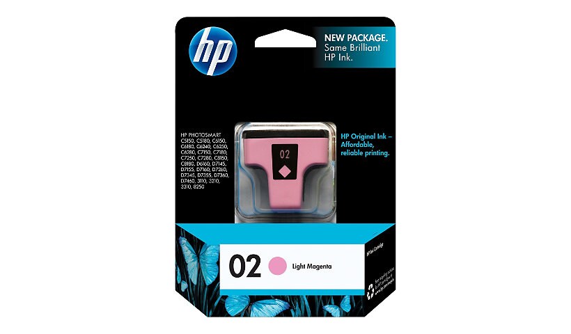 HP 02 - light magenta - original - ink cartridge