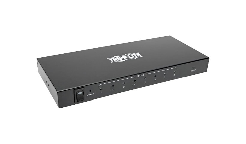 Tripp Lite 8-Port 4K HDMI Video Splitter Ultra-HD 4K x 2K Video & Audio 3840x2160 @ 24/30Hz - video/audio splitter - 8
