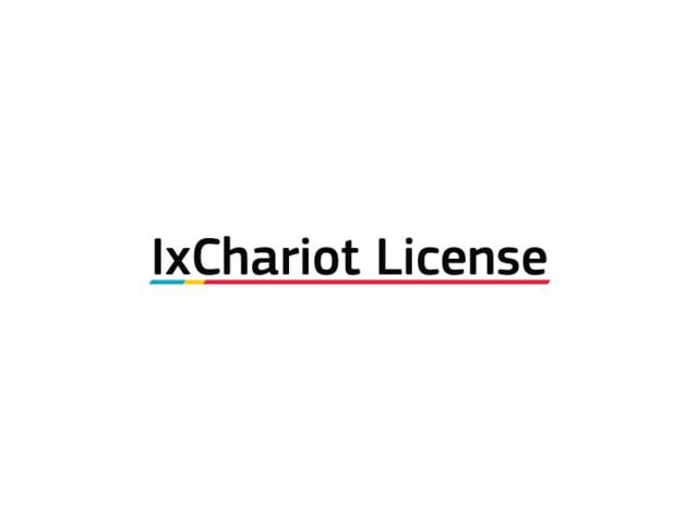 IxChariot Pro - license - 1 server, 5 concurrent users, 100 probes, 300 N2N pair tests, 25 real services tests