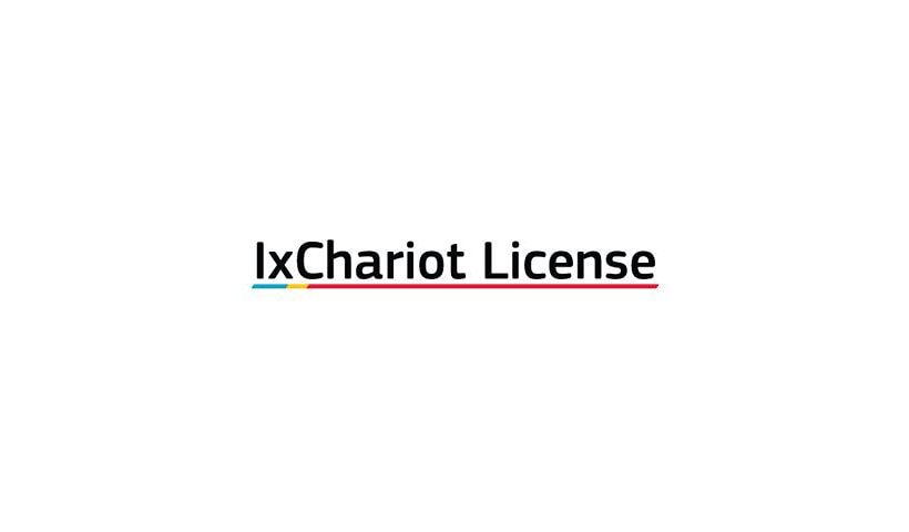 IxChariot Pro - license - 1 server, 5 concurrent users, 100 probes, 300 N2N pair tests, 25 real services tests