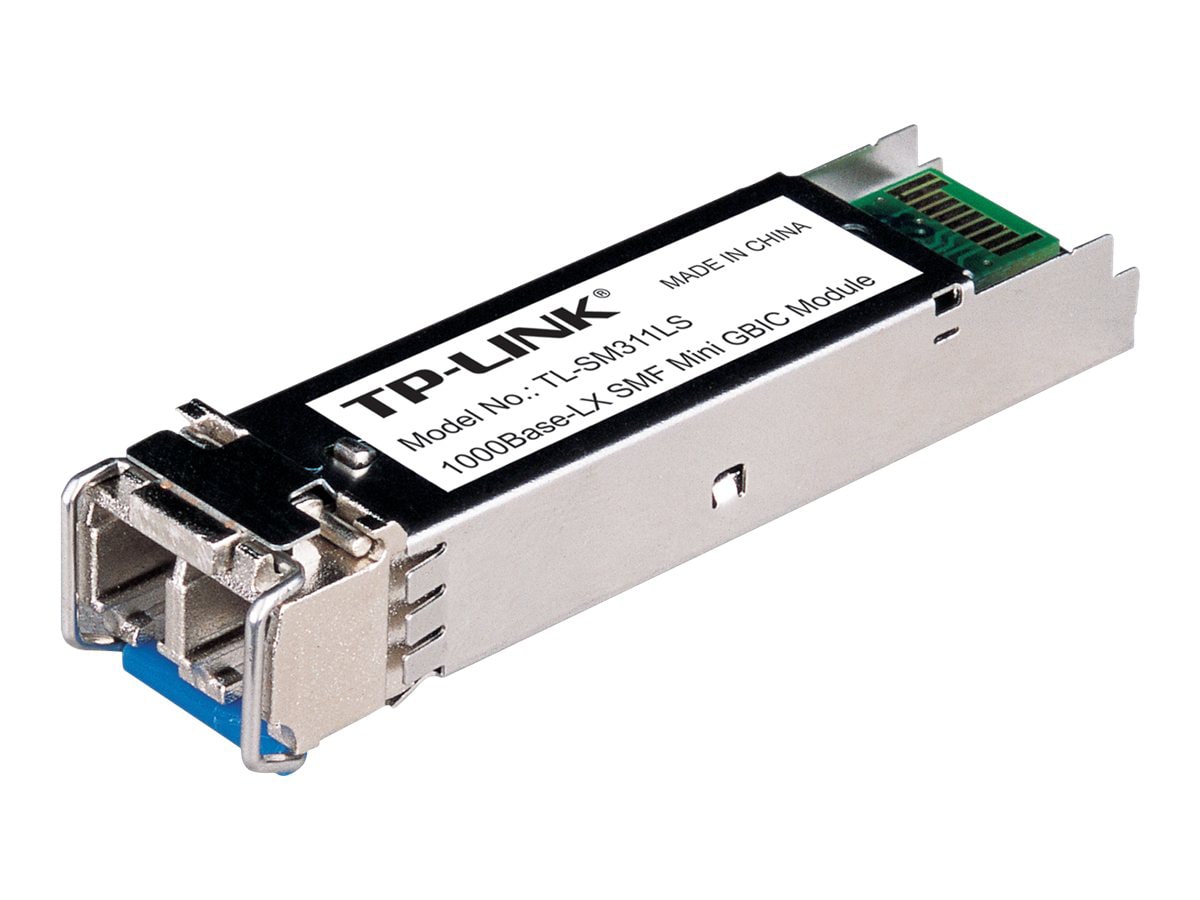 Up to 20 km transmission distance in 9/125 um SMF (Single-Mode Fiber). Compatible with all SFP ports on TP-Link products
