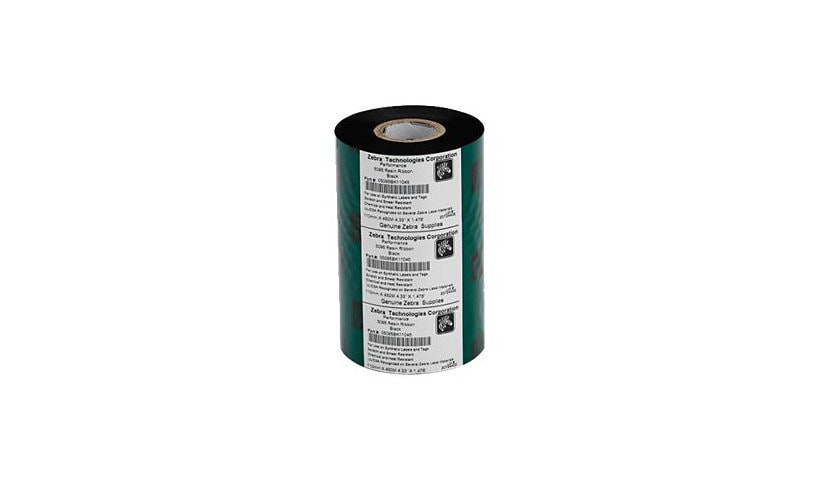 Zebra 5095 Resin - black - print ink ribbon refill (thermal transfer)