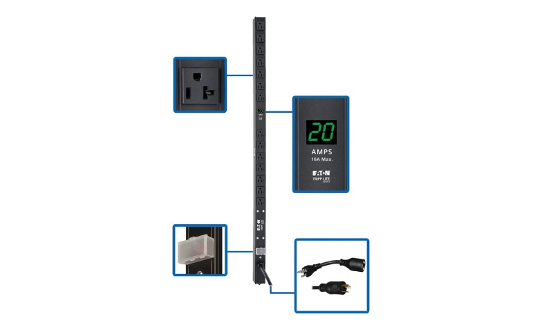 Eaton Tripp Lite Series PDU Metered 120V 20A 5-15/20R 14 Outlet L5