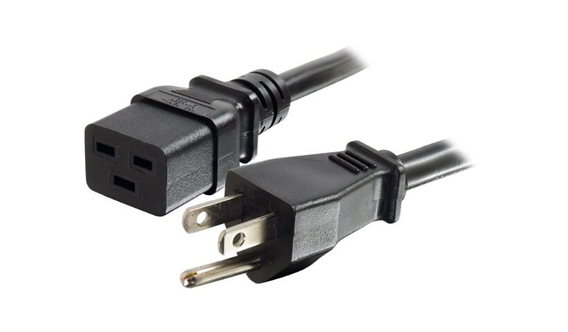 C2G 3ft 14AWG 125 Volt Power Cord (NEMA 5-15P to IEC320 C19) - power cable