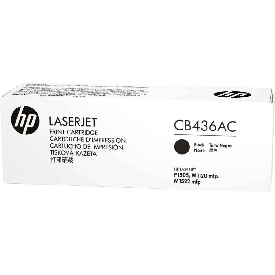 HP 36AC Original Standard Yield Laser Toner Cartridge - Black Pack