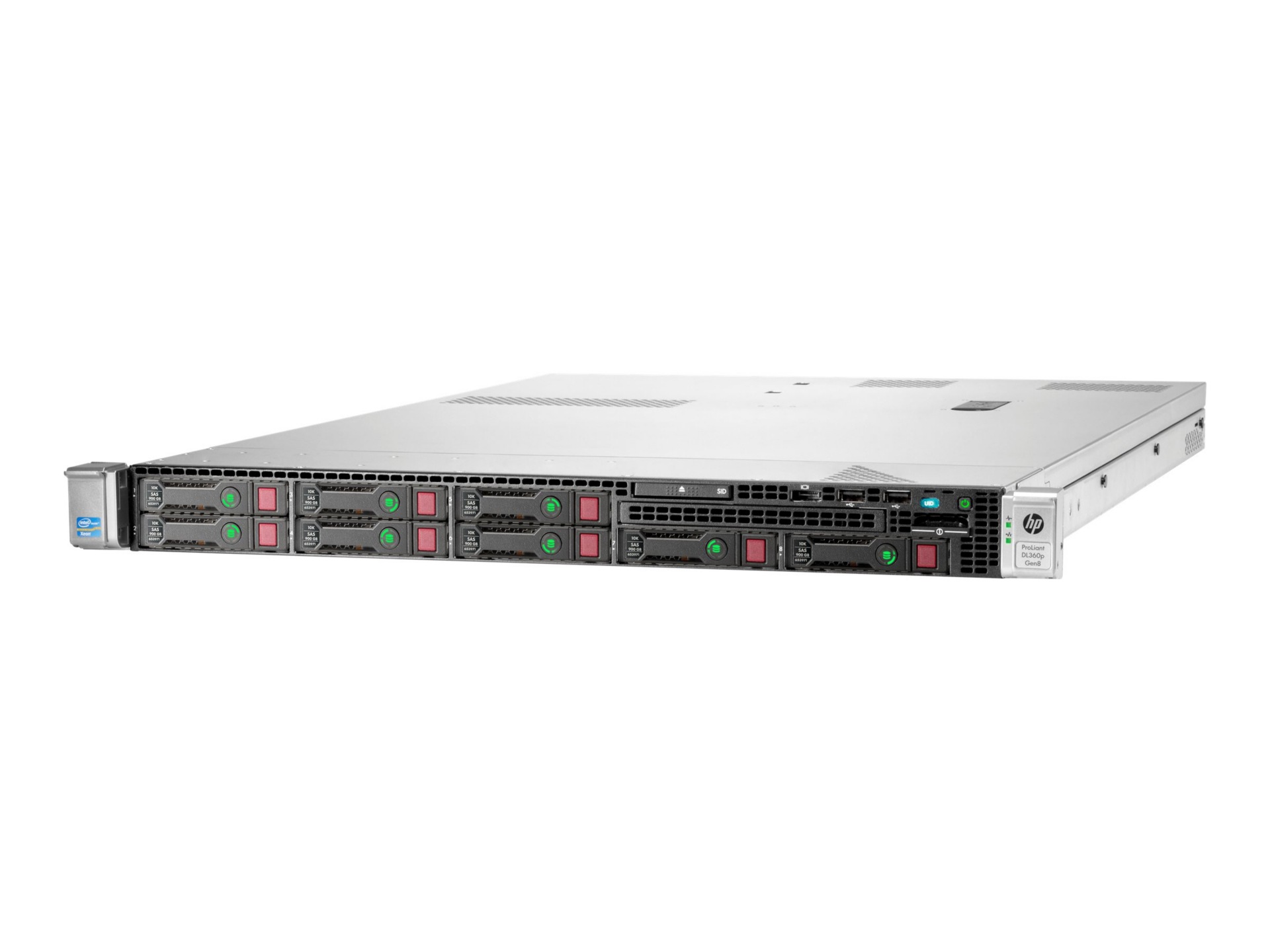 HPE ProLiant DL360p Gen8 - rack-mountable - no CPU - 0 GB - no HDD