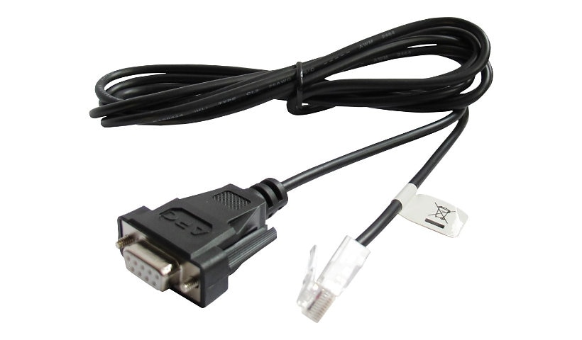 APC by Schneider Electric UPS Communications Cable Smart Signalling 6'/2m - DB9 to RJ45