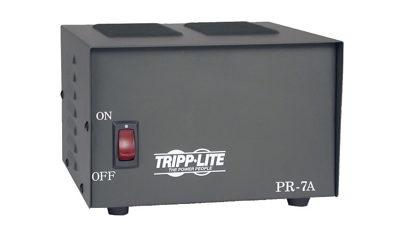Tripp Lite DC Power Supply Low Profile 7A 120V AC Input to 13.8 DC Output