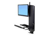 Ergotron StyleView Sit-Stand Vertical Lift, High Traffic Area mounting kit - for LCD display / keyboard / mouse -