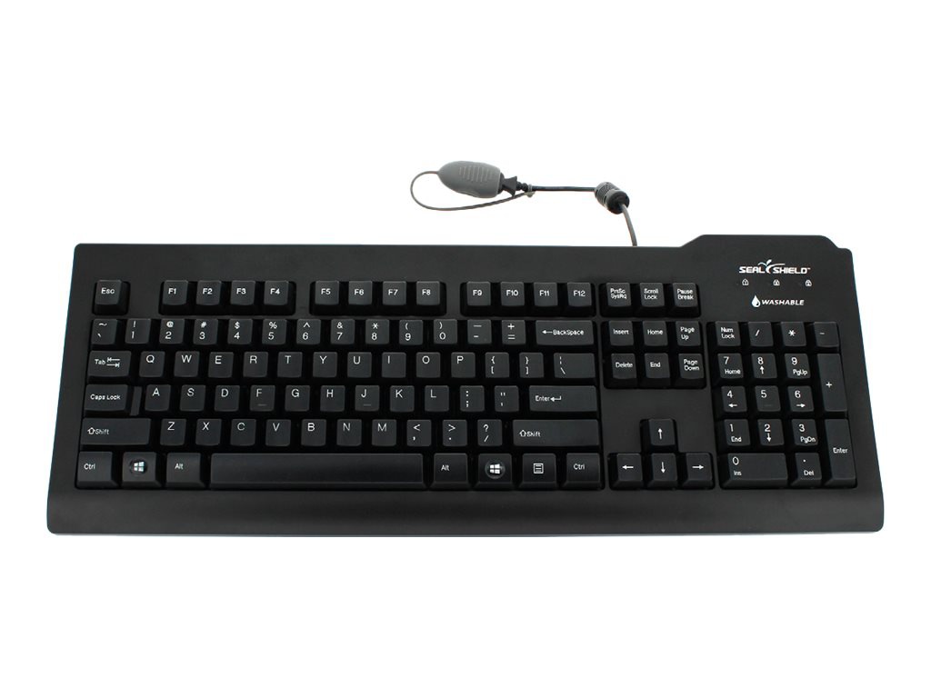 Seal Shield Silver Seal Medical Grade - keyboard - AZERTY - French - black