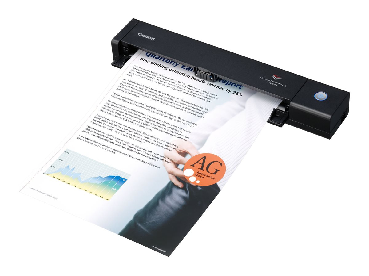 Thumbnail 4 of 5 for Canon imageFORMULA P-208II Personal - document scanner - portable - USB 2.0 - TAA Compliant