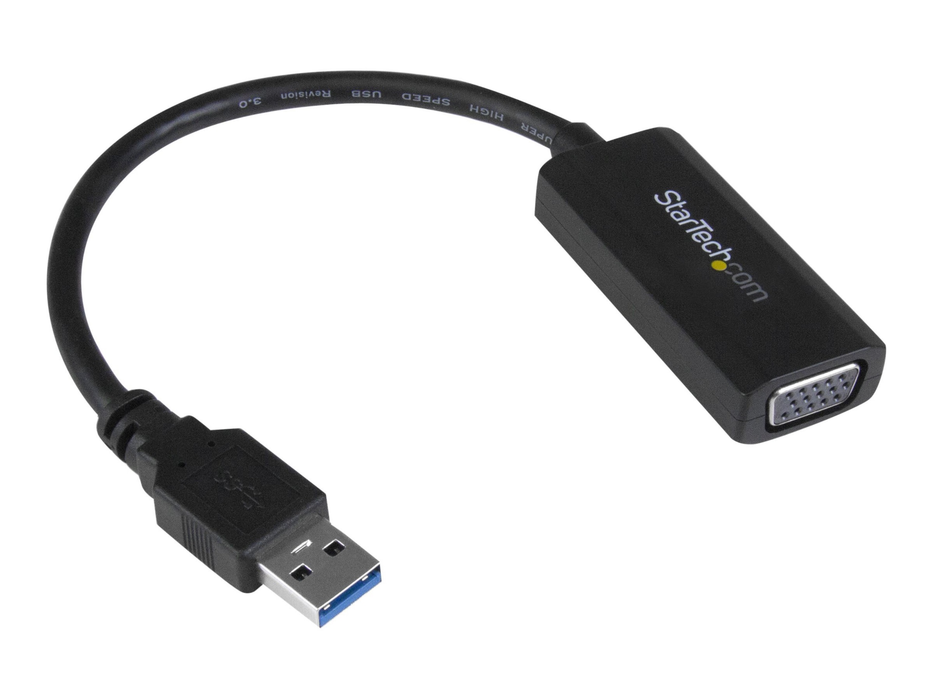 Black USB 3.0 to VGA Adaptor
