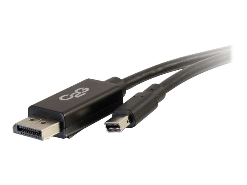 C2G 6ft 4K Mini DisplayPort to DisplayPort Cable - 4K 30Hz - Black - M/M
