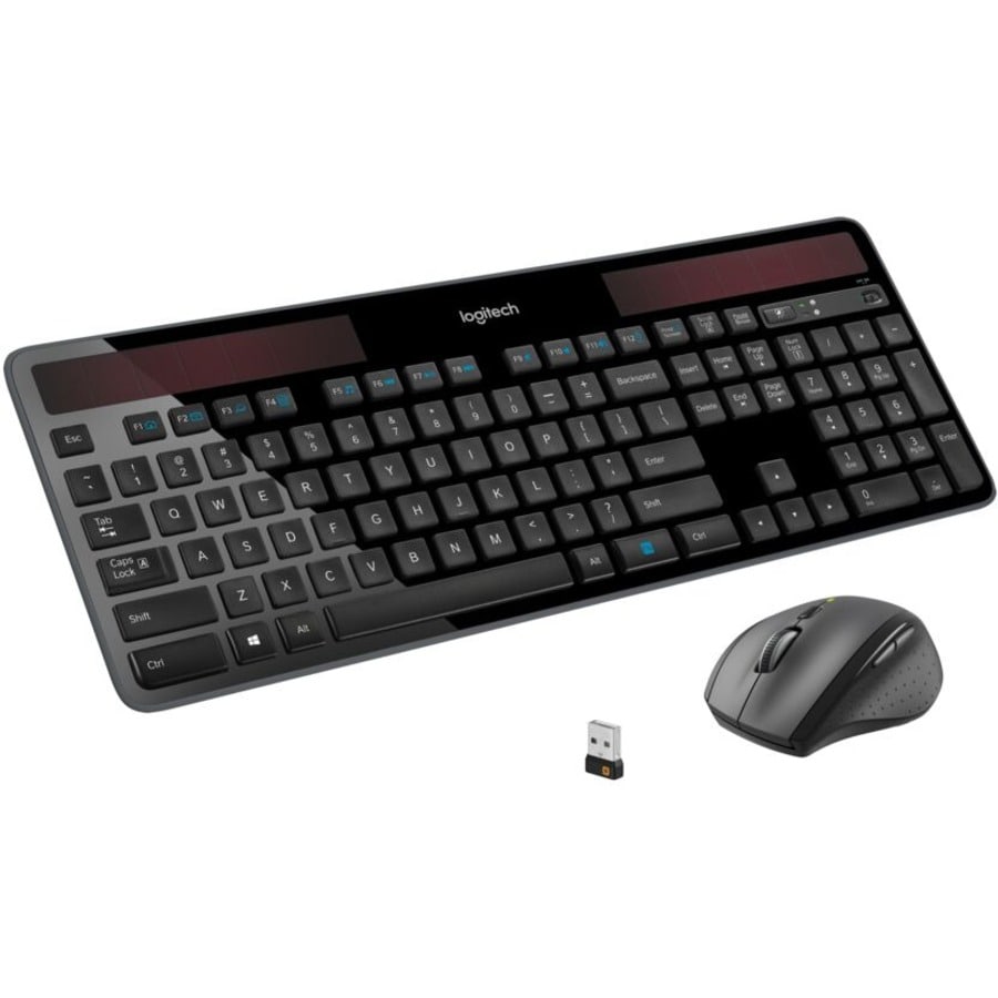 Logitech Wireless Solar Combo MK750 - keyboard and mouse set