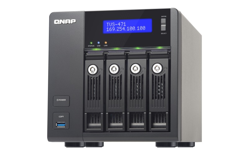 QNAP TVS-471 - NAS server - 0 GB