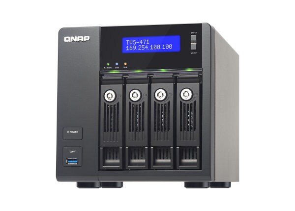 QNAP TVS-471 - NAS server - 0 GB