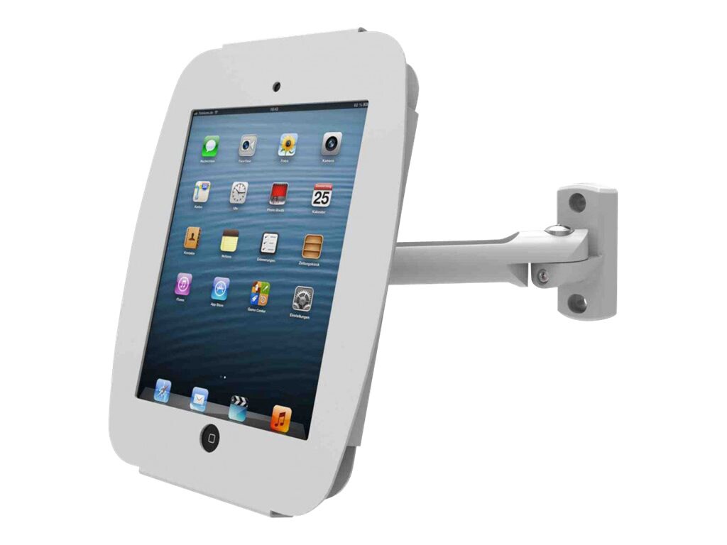 Compulocks Space Swing Arm iPad Mini Wall Mount White - mounting kit - for