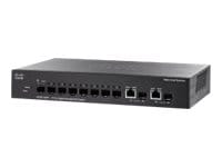 Cisco Small Business SG300-10SFP - switch - 8 ports - managed - rack-mounta