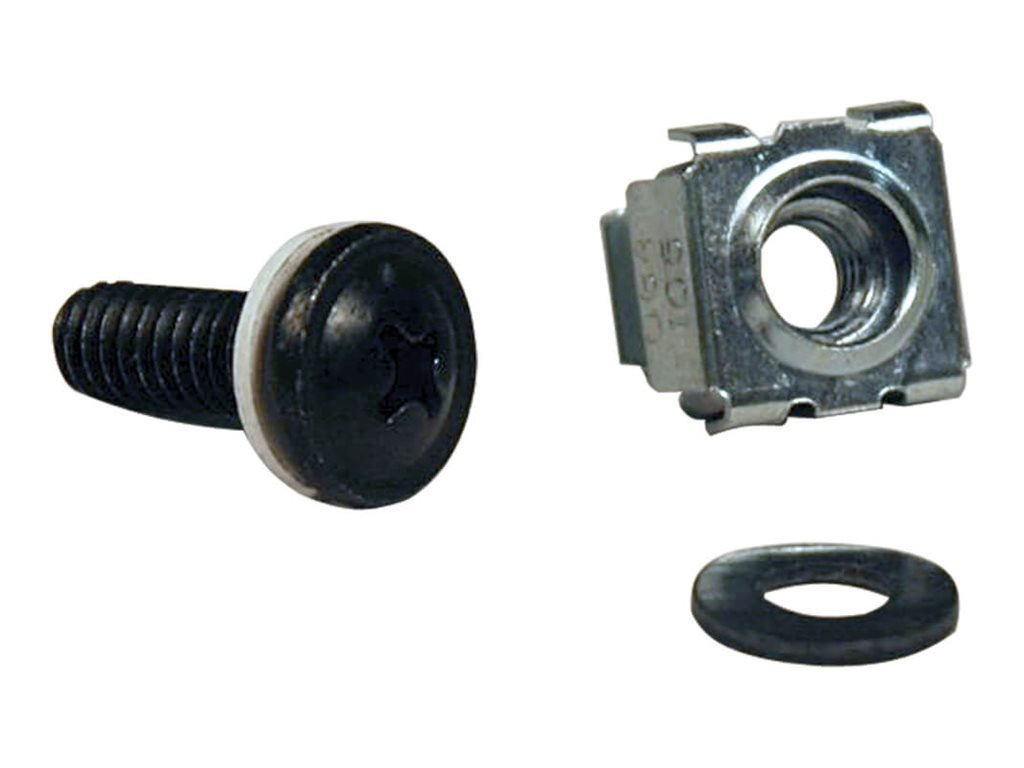 Tripp Lite 50PC Rack Enclosure Square Hole Hardware M5 Screws & Washers