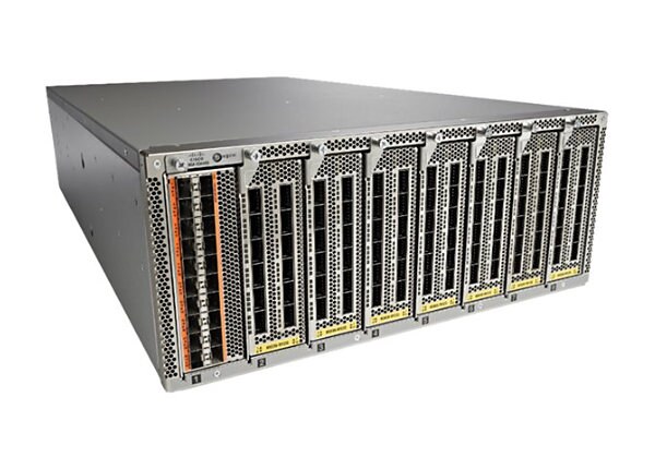 Cisco Nexus 5696Q - switch - 24 ports - managed - rack-mountable - with 2 x Nexus 5696Q Chassis Module 12Q 40GE