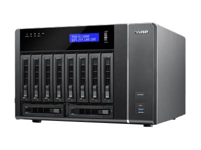 QNAP TVS-EC1080 Turbo NAS - NAS server - 0 GB