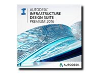 Autodesk Infrastructure Design Suite Premium 2016 - New Subscription (quarterly) + Advanced Support - 1 additional seat