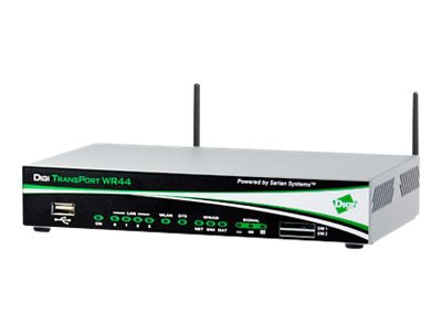 Digi TransPort WR44 R - wireless router - WWAN - 802.11b/g/n - desktop