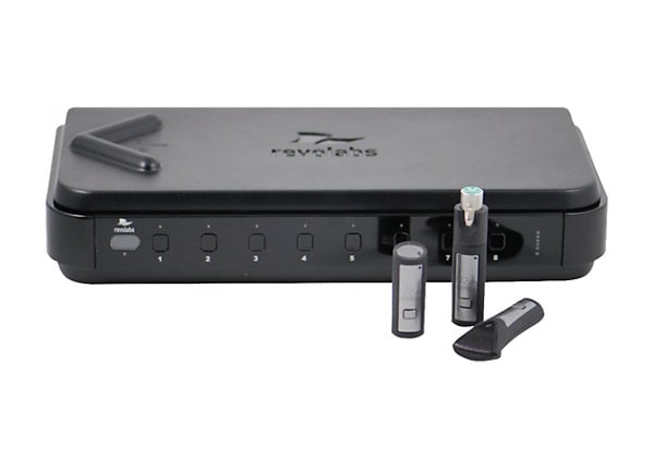 Revolabs Fusion 4-channel Telephony Hybrid and Wireless Microphone System - wireless microphone system - with 3 years