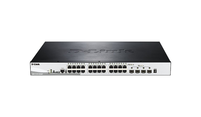 D-Link SmartPro DGS-1510-28XMP - switch - 28 ports - managed - rack-mountable