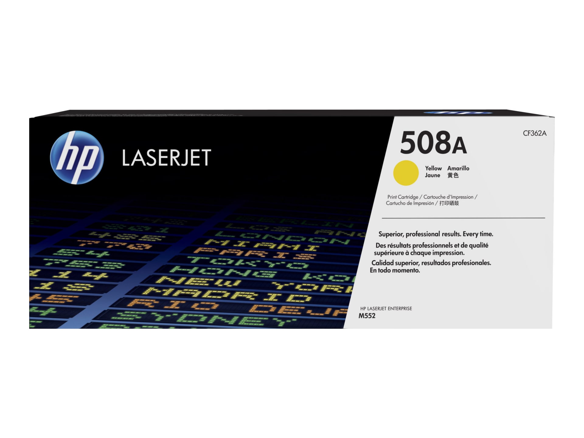 HP 508A (CF362A) Original Laser Toner Cartridge - Single Pack - Yellow - 1