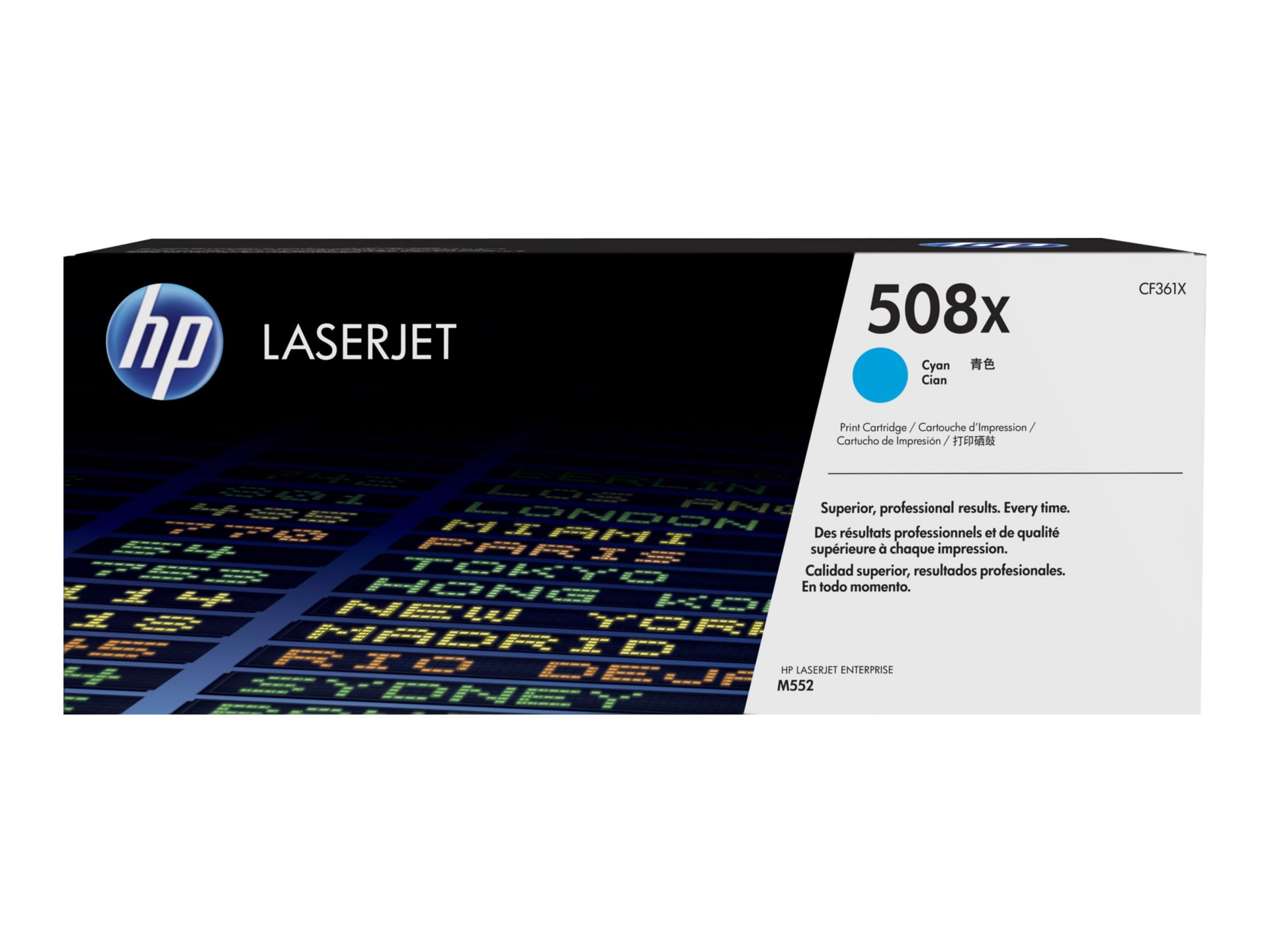 HP LaserJet 508X High Yield Toner Cartridge (CF361X) - Cyan