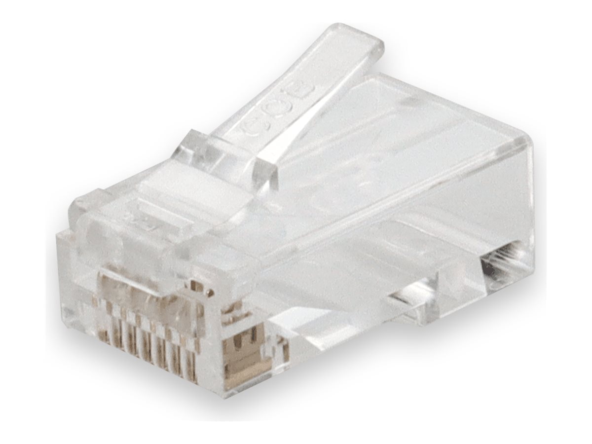 Proline 100-Pack of RJ-45 (Male) to Non-Terminated Clear Cat6 Connectors