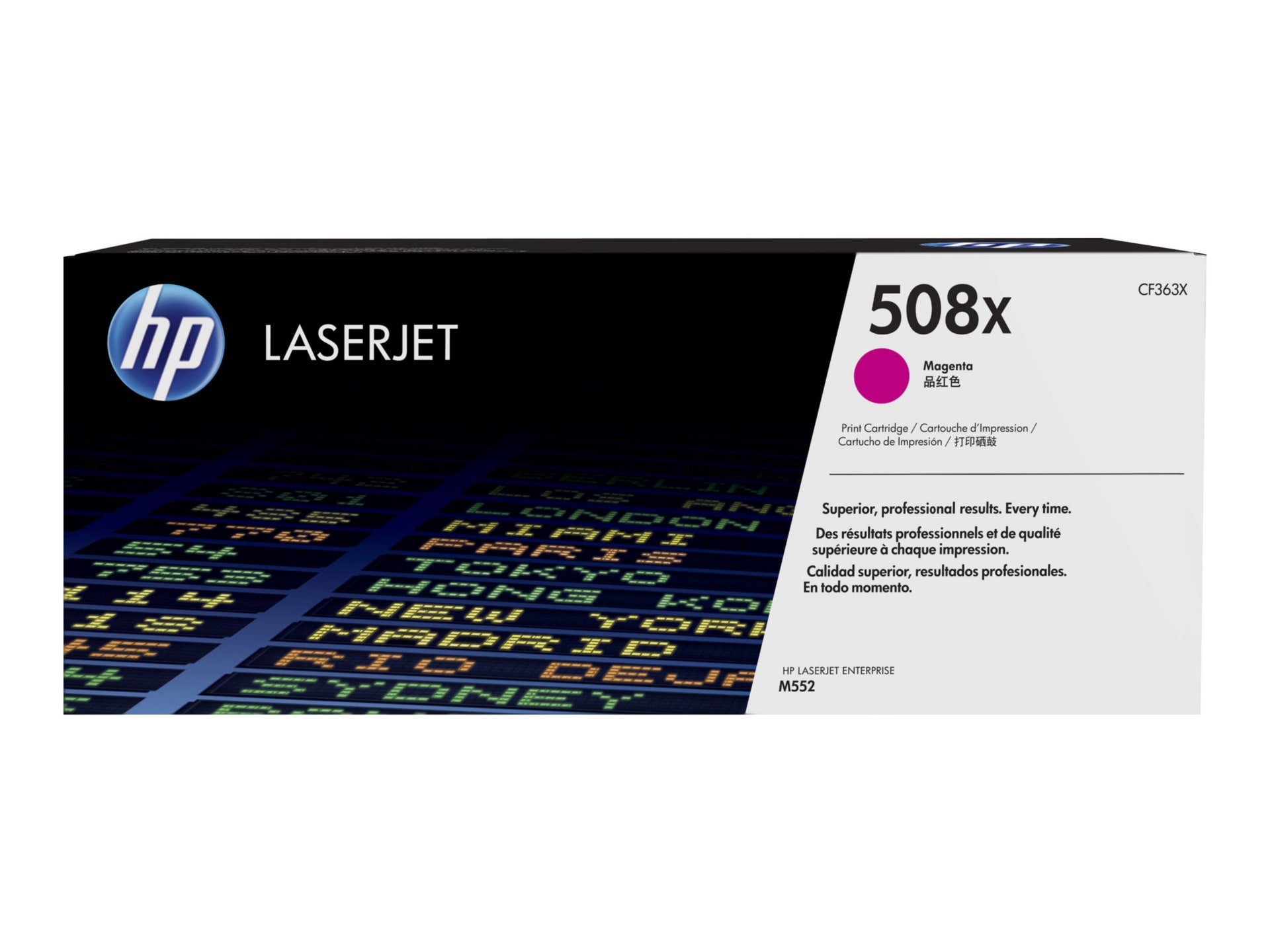 HP LaserJet 508X High Yield Toner Cartridge (CF363X) - Magenta