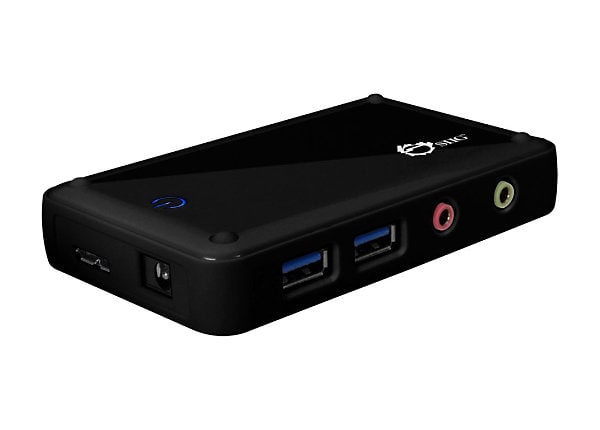 SIIG USB 3.0 Dual Video Dock - docking station - VGA, HDMI