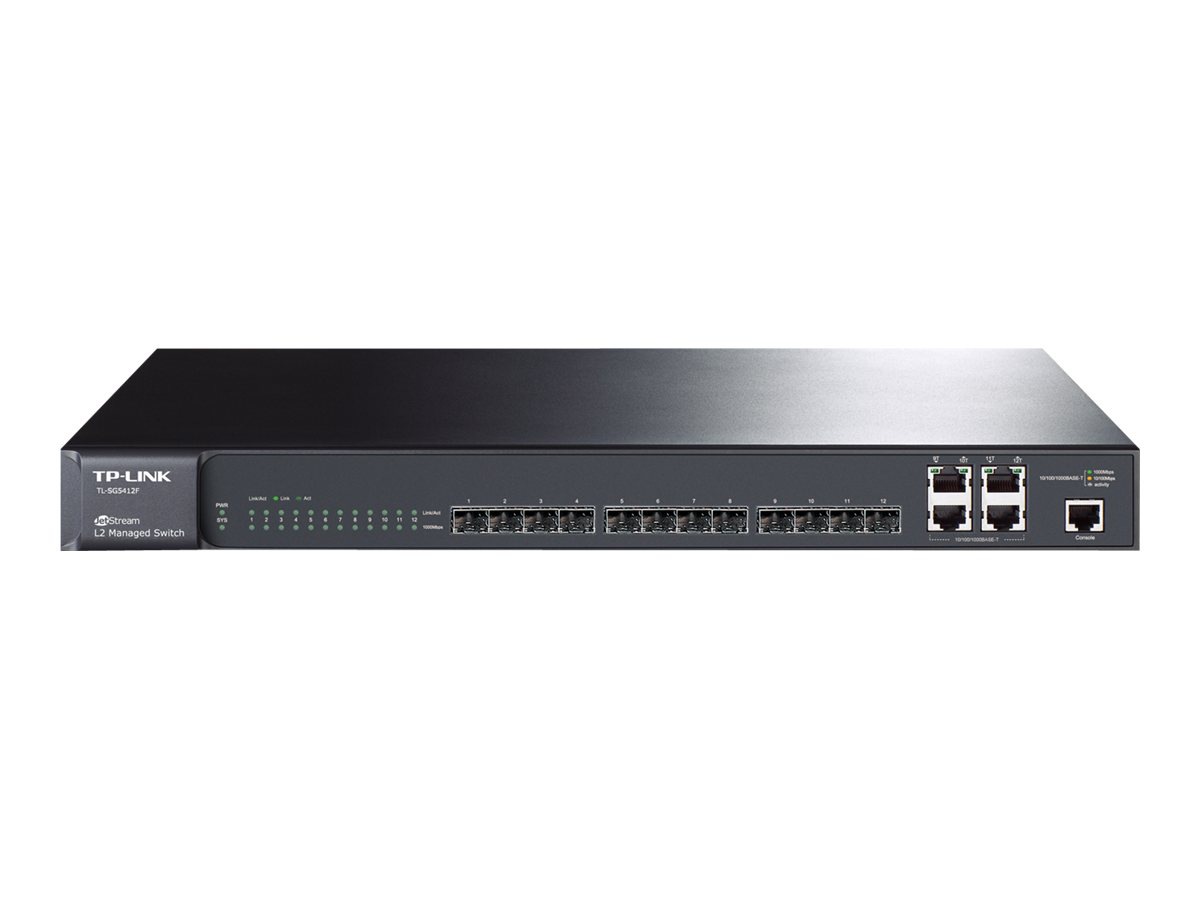 TP-Link JetStream TL-SG5412F - switch - 12 ports - managed - rack-mountable