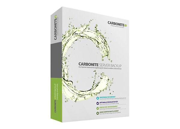 Carbonite Server Prime for Business - subscription license (1 year) - unlimited servers, 500 GB cloud storage space
