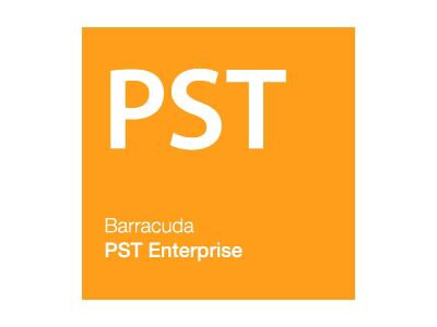 Barracuda PST Enterprise - license + 1 year Support & Version Assurance - 1 mailbox