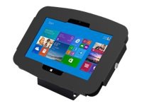 Compulocks Surface Secure Space Enclosure with 45° Kiosk Black - stand