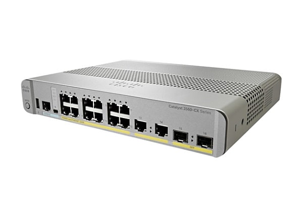 Cisco WS-C3560-8PC-S 8 Ethernet 10/100 ports 1 dual-purpose 10/100/1000 Switch 