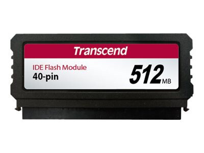 Transcend PATA Flash Module Vertical - SSD - 512 MB - IDE/ATA