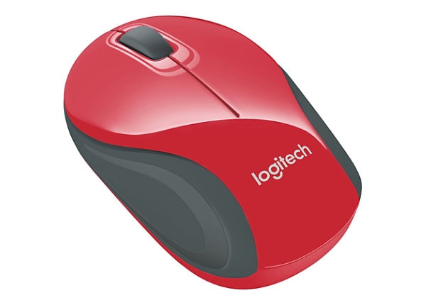 Logitech M187 - mouse - 2.4 GHz - red - 910-002727 - Mice