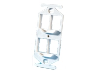 Ortronics TracJack 106 Type Frame - modular facility plate snap-in