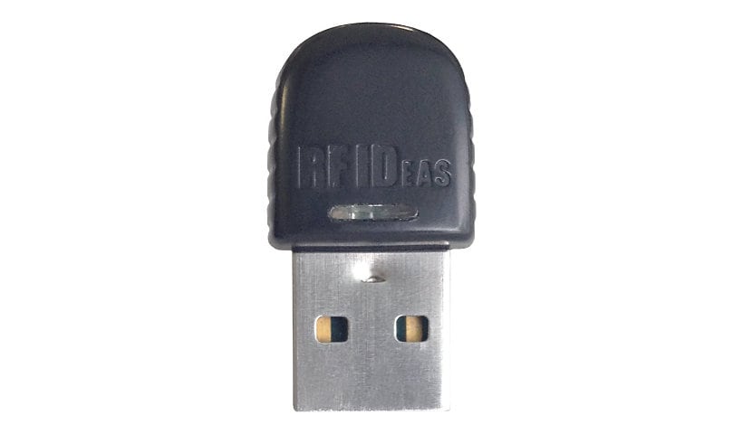 rf IDEAS WAVE ID Nano HID Black Horizontal Reader - RF proximity reader - USB