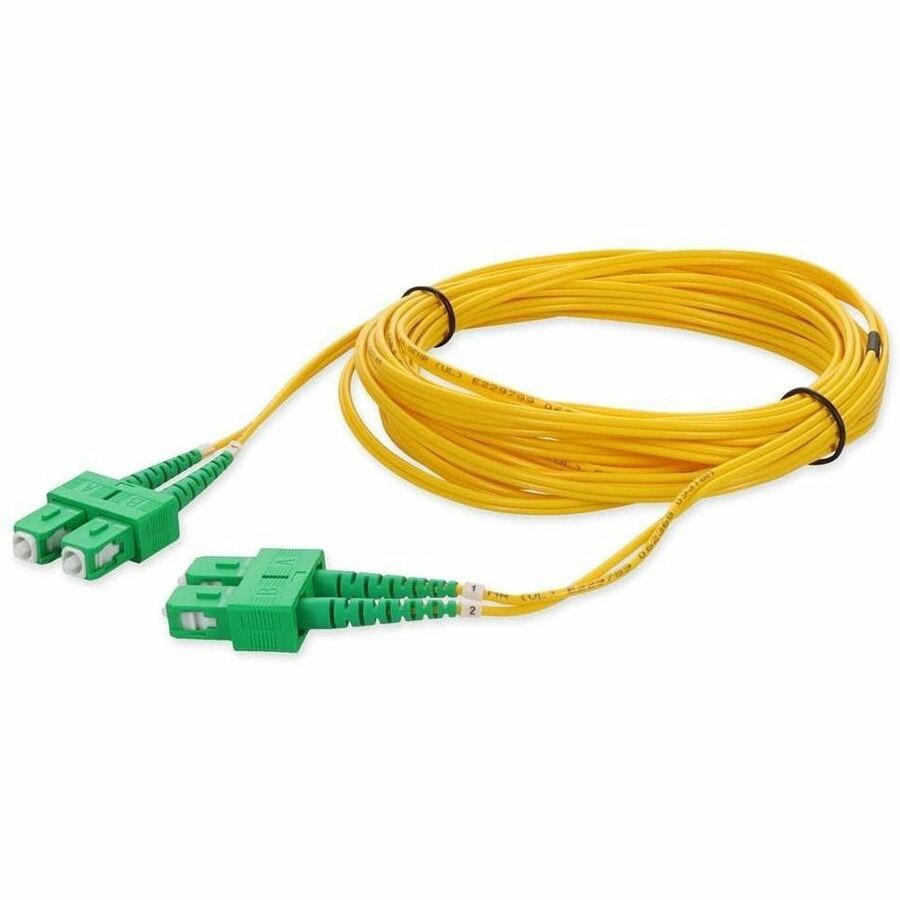Proline 1m ASC to ASC Yellow OS2 Duplex OFNR (Riser-Rated) SMF Fiber Patch