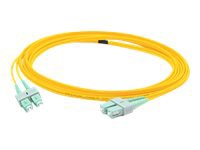 Proline 3m ASC to ASC Yellow OS2 Duplex OFNR (Riser-Rated) SMF Fiber Patch Cable